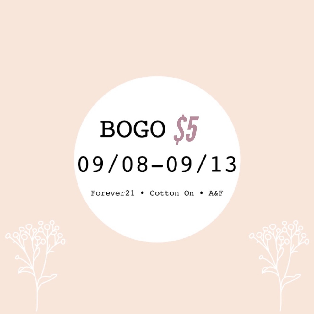 BOGO $5 EVERYTHING in my closet!